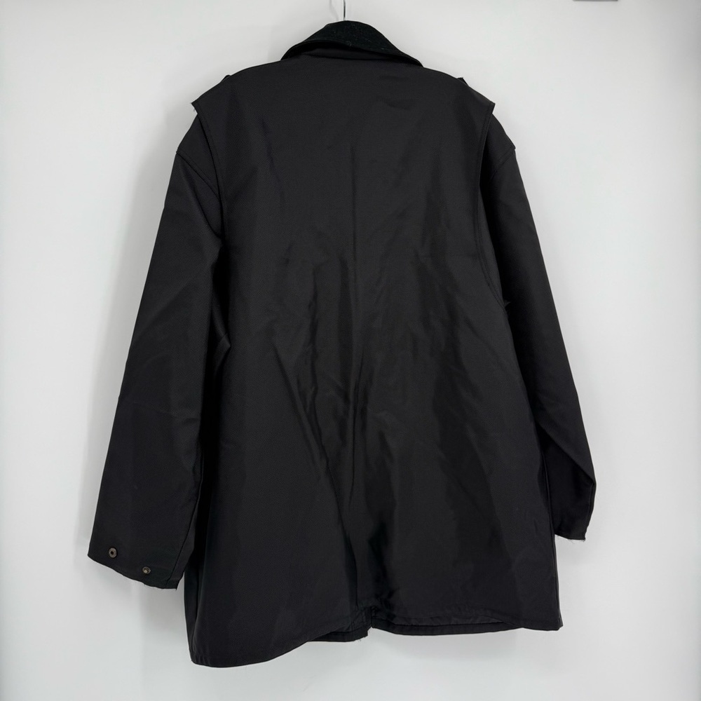 J Peterman Company Utility Jacket Mens Size L Zip/snap Nylon Raincoat Nylon - Picture 8 of 10